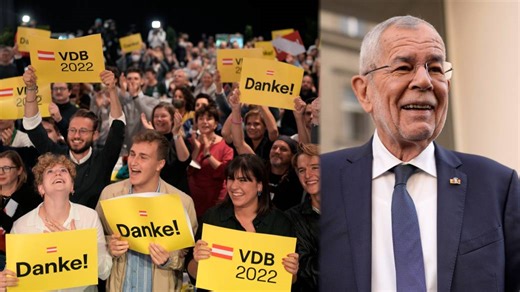 Austrian president on course to be re-elected without runoff, projections show