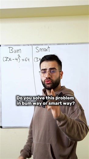 Which way do you solve this problem? #algebra #school #mathematics #education #math