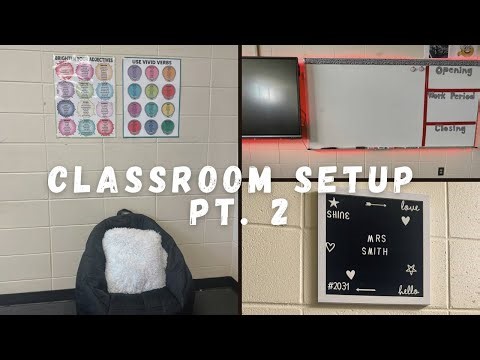 CLASSROOM SETUP & Tour (Part 2): 7th Grade ELA👩🏾‍🏫