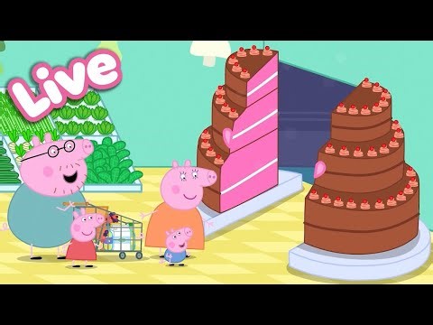 🍎 Peppa Pig Best Bites LIVE! 🐷 Peppa’s Food & Cooking Moments | Tales Full Episodes 24/7