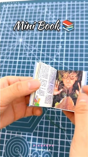 Cute Diy Mini Book - Easy paper crafts #diy #trending #shorts