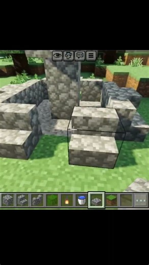 Minecraft Easy Fountain⛲ #shorts #minecraft