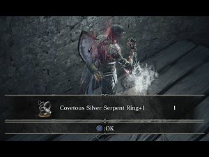 Dark Souls III - Covetous Silver Serpent Ring+1 - LOCATION NG+