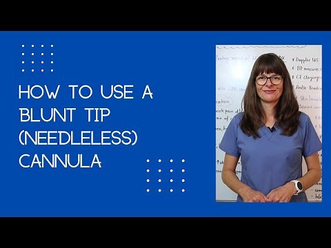 How to use a Blunt-Tip (Needleless) Cannula to draw up Medications