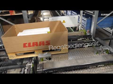 Hochregallager Hamm-Uentrop. CLAAS Parts Logistics Center.