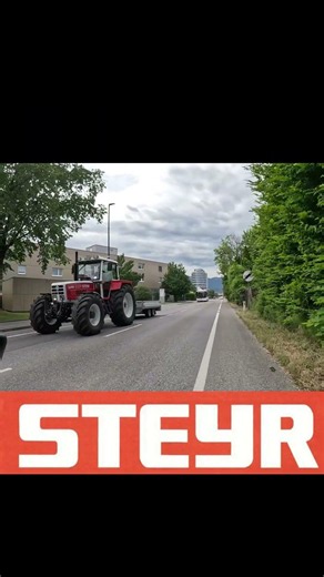 Tractor Spotting fly by #steyr #tractor #farming #agriculture #austria