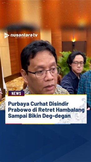 News Nusantara tv on Instagram: "Menteri Keuangan (Menkeu) Purbaya Yudhi Sadewa mengaku tersindir oleh pernyataan Presiden Prabowo Subianto saat retret kabinet kedua di Hambalang, Bogor, Jawa Barat. Adapun sindiran tersebut berkaitan dengan kinerja Direktorat Jenderal Pajak (DJP) serta Direktorat Jenderal Bea dan Cukai (DJBC). Purbaya menceritakan awalnya Presiden Prabowo melontarkan pertanyaan apakah pemerintah akan terus dibohongi oleh aparat pajak dan bea cukai. Meski tidak disampaikan secara