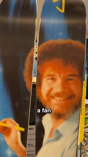 Bob Ross x J collab Limited Edition skis. Already 50% gone! | J skis