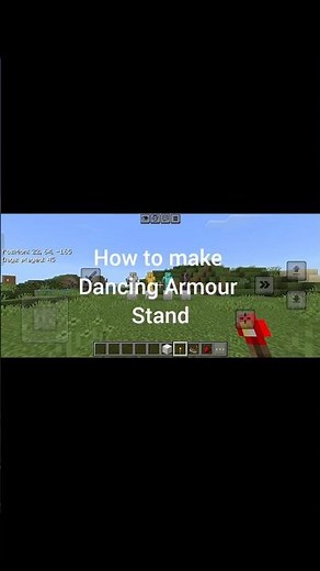 This Armor Stand actually DANCES... 😱 #minecraft #gaming #viral #minecraft #youtubeshorts #building
