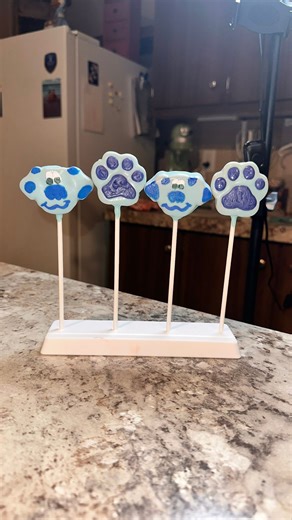 Chairsh Milam | First go at attempting blues clues cake pops for my neices second birthday. One think about me is ima be extra everytime. 🫶🏼 | Instagram
