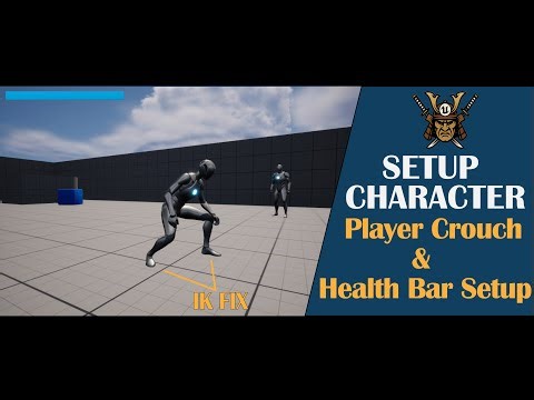 Player Crouch & Health Bar Setup |Stealth Gameplay System in UE05 part 3