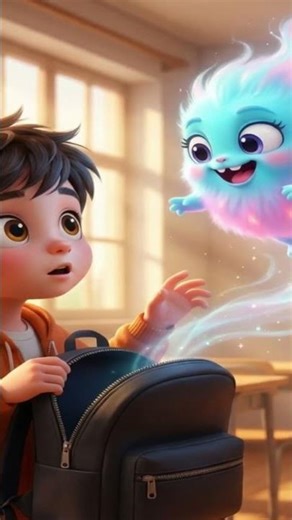 The Backpack That Packs Itself 🎒 #animatedstory #shorts