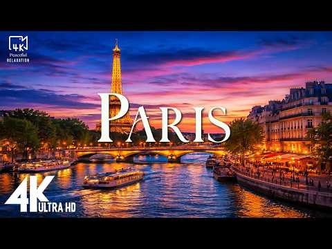 Paris 4K | Timeless Parisian Charm – Historic Streets, Iconic Landmarks & Romantic City Views