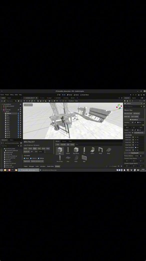 Built a brutalist level generator in Godot using Claude Opus 5.5.