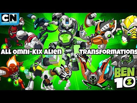 Ben 10 Reboot | Every Omni-Kix Alien Transformation | Cartoon Network