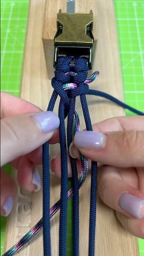 Dragon teeth paracord bracelet | Survival bracelet quick tutorial