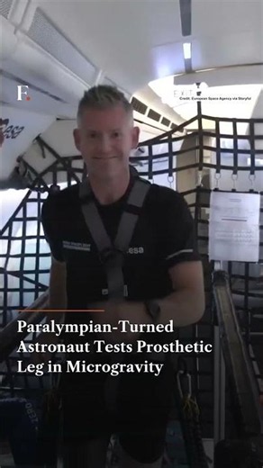 Paralympian Turned Astronaut Tests Prosthetic Leg in Microgravity