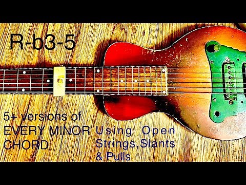 Play Full Minor Chords in Every Key on Lap Steel Guitar/Open E & D tuning
