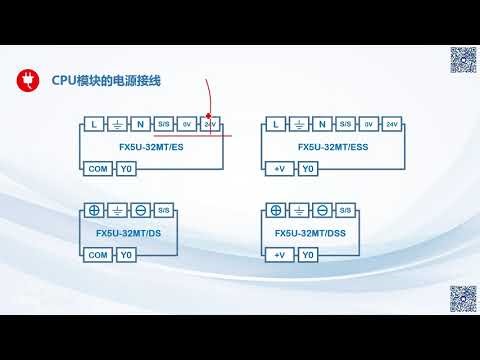 006课 三菱 FX5U PLC - FX5U 的安装与接线Ⅰ