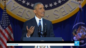 "Yes, we did", Barack #Obama a fait son discours d'adieu hier à #Chicago. | FRANCE 24
