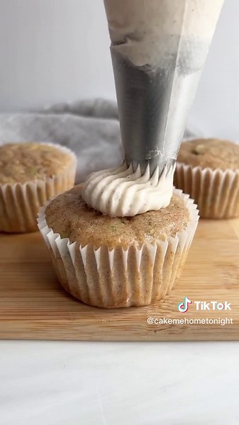 Delicious Zucchini Cupcakes with Cream Cheese Frosting