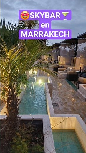 Skybar en Marrakech 🤩