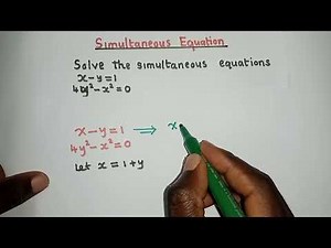 Simultaneous equation (Additional Mathematics)
