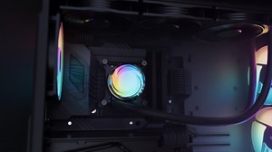 【动态视觉鉴赏】iBUYPOWER | AW4 AIO Cooler台式机水冷散热器商业广告宣传短片，C4D散热器三维创意动画视觉鉴赏，CG产品动画设计