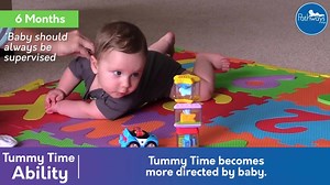 80 reactions · 76 shares | When does #TummyTime become more directed by baby? Starting at 6 months! Watch this video and find out how baby starts to do this! See Tummy Time abilities from 2 weeks to 6+ months: https://pathways.org/topics-of-development/tummy-time/#4 | Pathways.org | Facebook