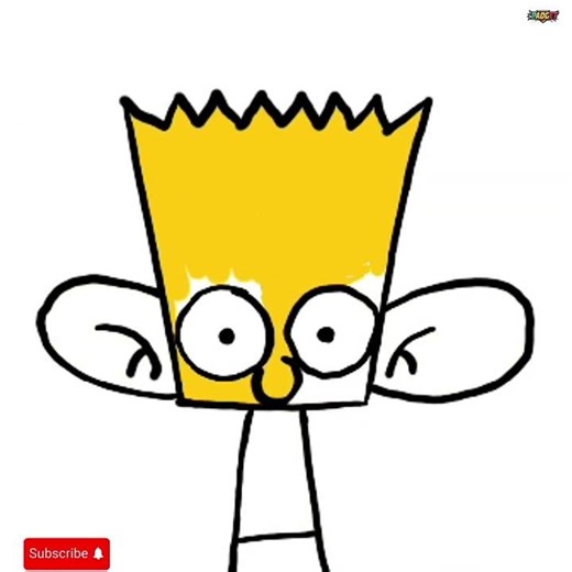Easy Bart Simpson Drawing Time-Lapse | How to Draw The Simpsons Character