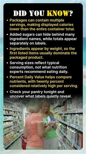 What Food Labels Actually Reveal