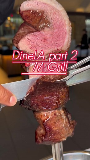 1.3K views · 20 reactions | My first time at M Grill in Koreatown Los Angeles for dineLA restaurant week, and it was such a treat! | Dongkyuverymuch | Facebook