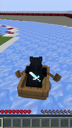 ICE BOAT RACING TRACK || #minecraft #viral #shorts