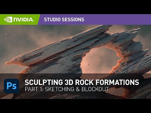 Sculpting Stunning 3D Rock Formations w/ Jonas Ronnegard | Part 1: Sketching & Blockout