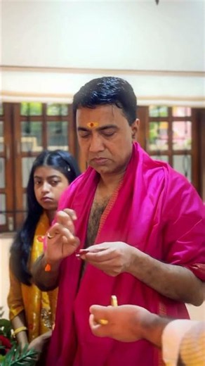 Goan Reporter: CM Blessed to celebrate Day 2 of Chaturthi in the divine presence of Ganpati Bappa,