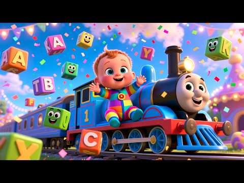 Learning ABC Train Ride 🚂👶 | Alphabet & Train Fun for Toddlers | Preschool Educational Video