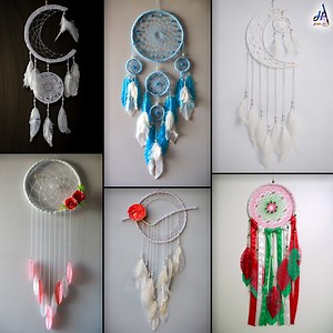 11K views · 1K reactions | DIY Macrame Dream Catcher | Unique Look In Your Home #DIYDreamCatcher​ #DIYRoomDecor​ #HandmadeThings​ #GirlsDIY​ #LatestFashion​ #DIYCraft | Hetal's Art - Creation | Facebook