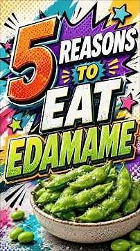 5 Reasons You Should Start Eating Edamame More Often. #healthyeating #healthyfood #healthylifestyle