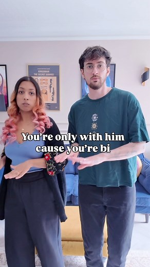 519K views · 5K reactions | People make so many (wrong) assumptions about our relationship because we’re a trans man nd a cis woman, so we’re back for part 2 ️‍⚧️ #couple #relationship #trans #lgbt | Jammidodger | Facebook