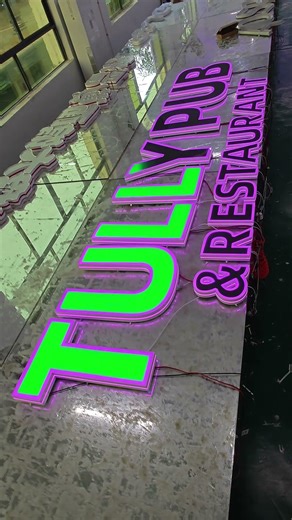 Decorate your storefront with this cool sign to make it even more dazzling#led #signage #neonsign