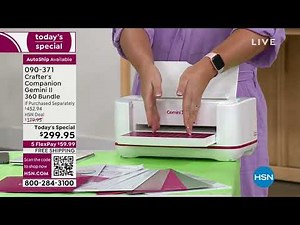 Crafter's Companion Gemini II 360 Crafts Bundle and Club...