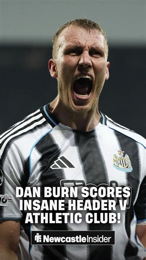 🔥 Watch this brand NEW footage of Dan Burn's 𝙪𝙣𝙗𝙚𝙡𝙞𝙚𝙫𝙖𝙗𝙡𝙚 header in Newcastle's win vs Athletic Club - how on earth has he scored from this angle? 😱 | Newcastle Insider