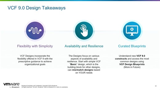 Did you miss William Lam and Sushil Suvarna’s session on VMware Cloud Foundation 9.0 deployment best practices? Check out this quick recap, and check out the full session for a deeper dive: https://brcm.tech/3IEGRmI | VMware Explore