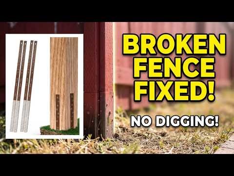 Fix Broken Fence Posts | Post Buddy Repair Kit (No Digging!)