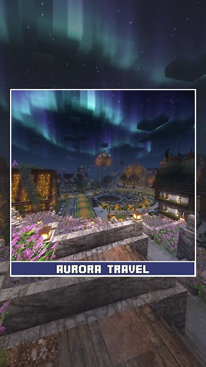 Taly on Instagram: "Minecraft | Midnight Aurora Travel ✨ All build tutorials are available on my YouTube channel!! Download the map on my Patreon, come check it out! Follow me if you want to! - Tiktok: Talyuli_ - YouTube: Talyuli - Patreon: https://www.patreon.com/Talyuli - Discord: https://discord.gg/8Kb4vrNX4D Tags:#minecraft #minecraftbuilds #minecrafttutorial #minecraftbuild #minecrafthouse #minecraftideas #minecraftinspiration #minecraftdecorations #minecrafttips"