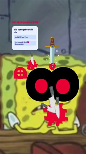 SpongeBob don't give up I will save you and heal you