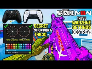 MW3 WARZONE #1 BEST SETTINGS CONTROLLER, AUDIO, GRAPHICS! 🎮 (Warzone Best Settings PS4 PS5 Xbox PC)