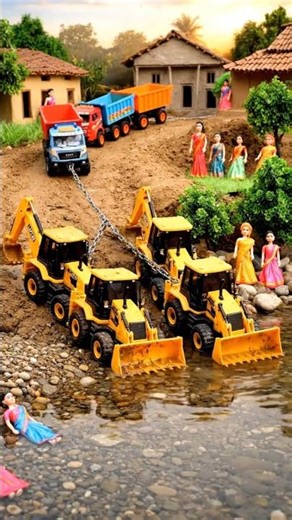 Big Toy Truck Crash Fun