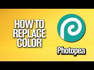 How To Replace Color In Photopea Tutorial
