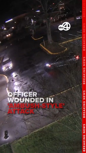 A South Carolina police officer was shot and wounded while sitting in his patrol car Sunday in what one official called an “ambush-style attack." Read more: https://bit.ly/49As71u | WCIV | ABC News 4